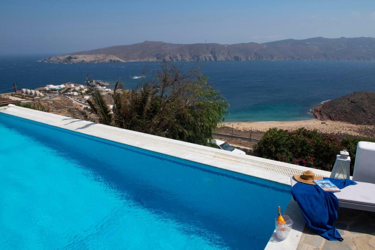 Siourdas Mykonos Villas Agios Sostis  Bagian luar foto