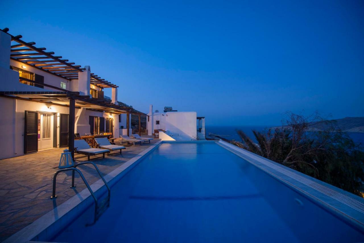 Siourdas Mykonos Villas Agios Sostis  Bagian luar foto