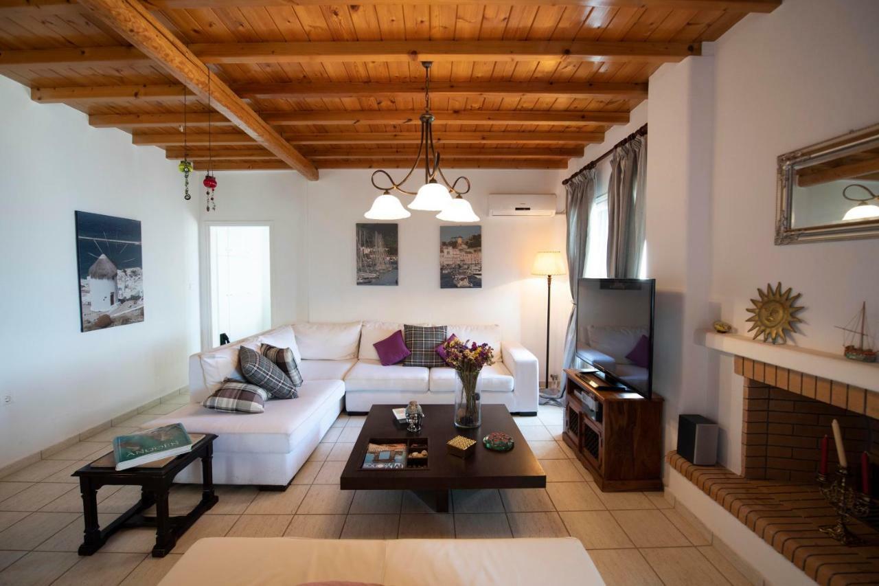 Siourdas Mykonos Villas Agios Sostis  Bagian luar foto