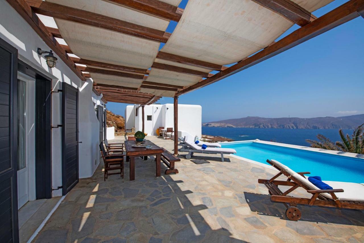 Siourdas Mykonos Villas Agios Sostis  Bagian luar foto