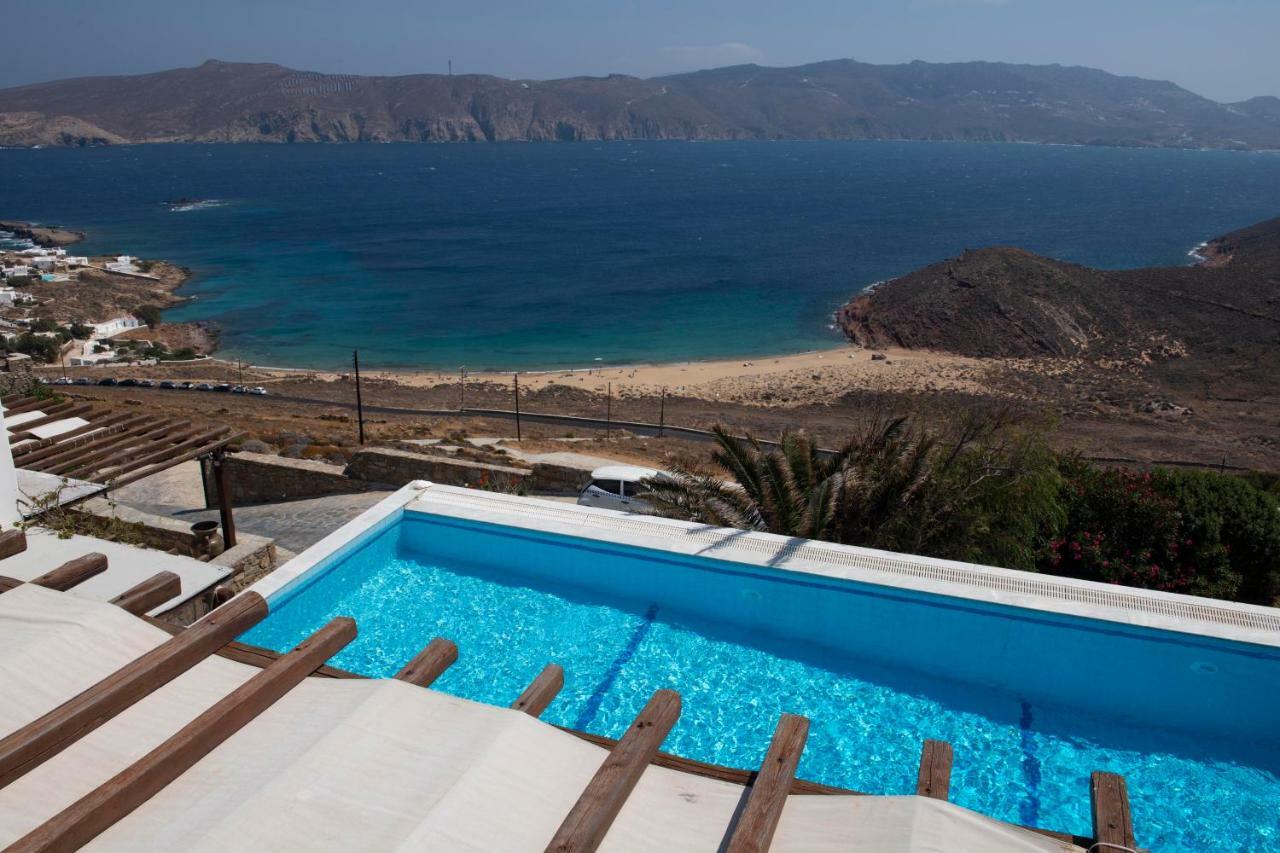 Siourdas Mykonos Villas Agios Sostis  Bagian luar foto