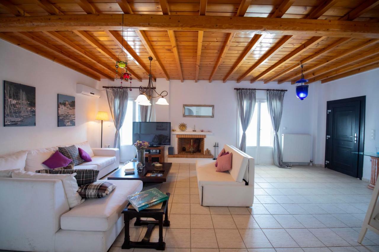 Siourdas Mykonos Villas Agios Sostis  Bagian luar foto