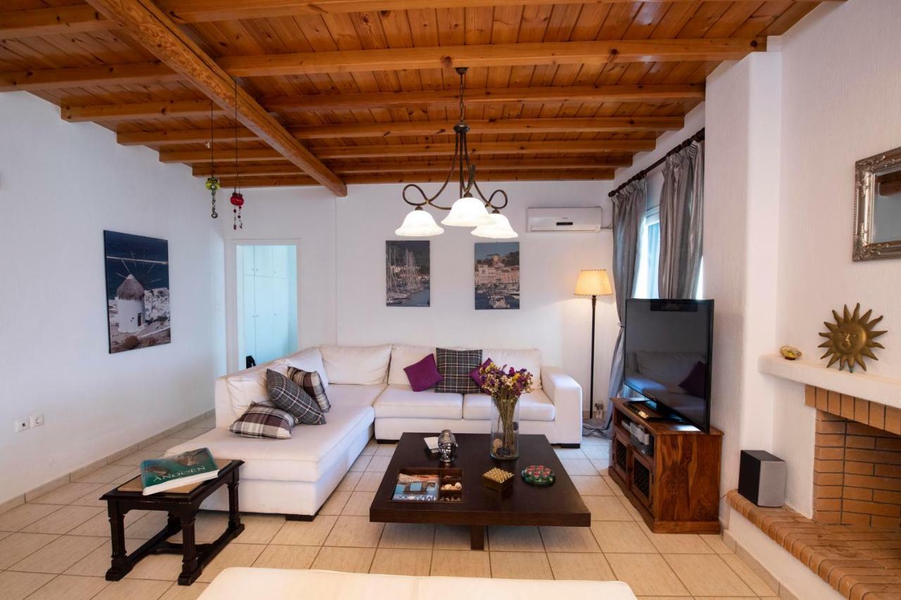 Siourdas Mykonos Villas Agios Sostis  Bagian luar foto