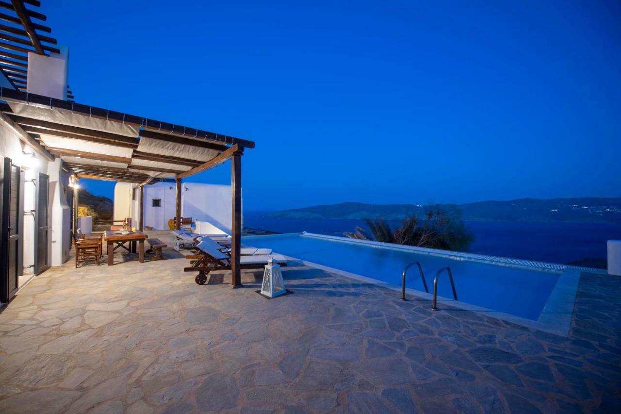 Siourdas Mykonos Villas Agios Sostis  Bagian luar foto